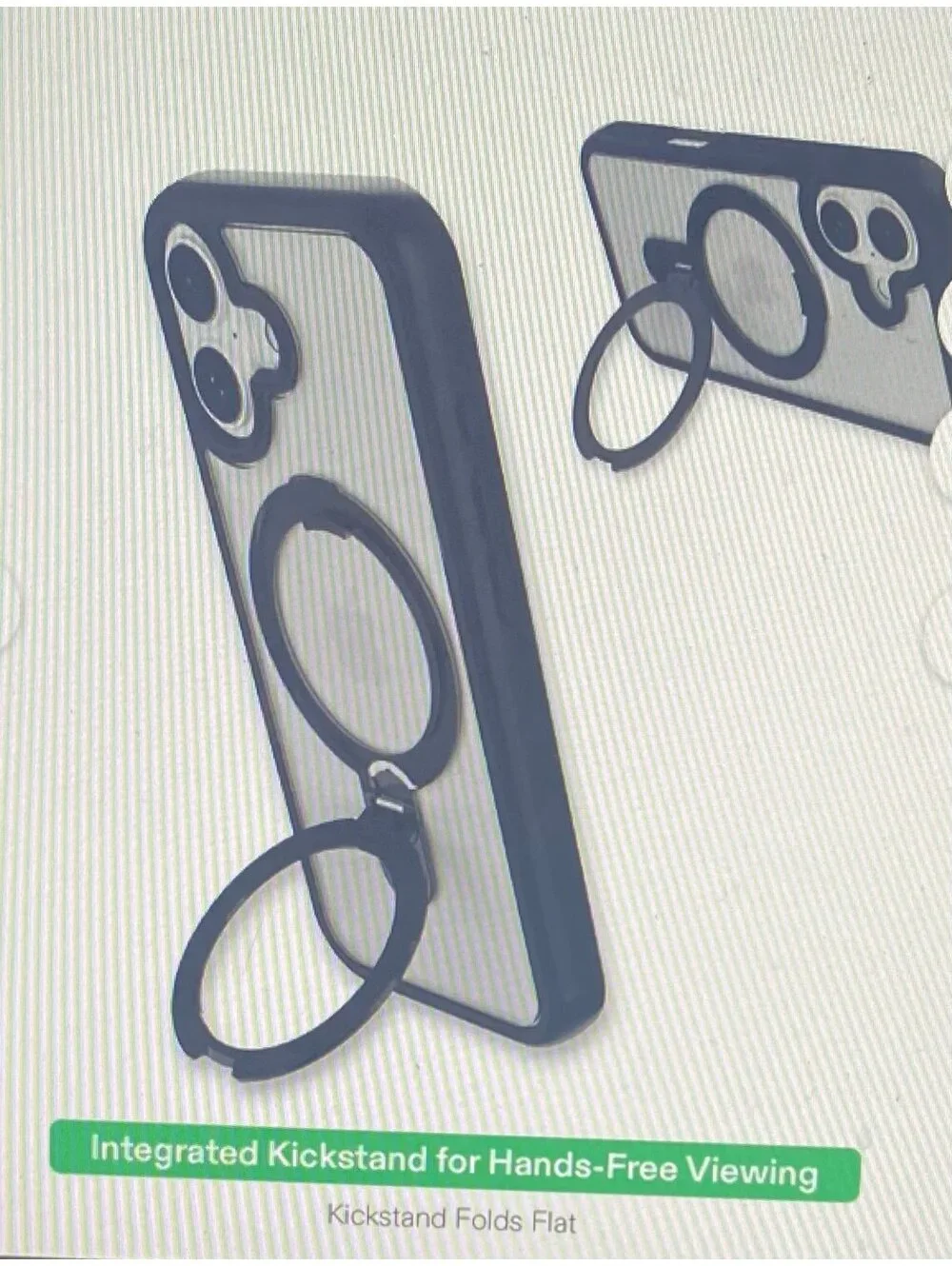 Onn Case for iPhone 17 Black/Frosted Clear